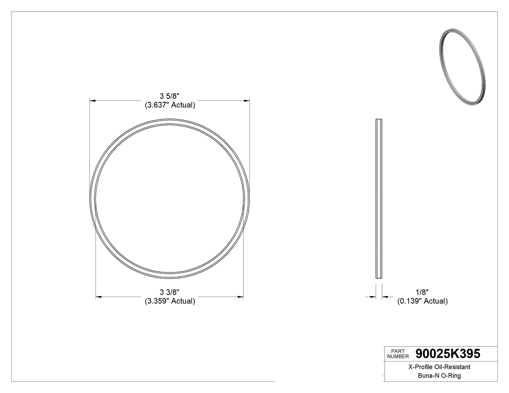 Technical drawing - 90025K395